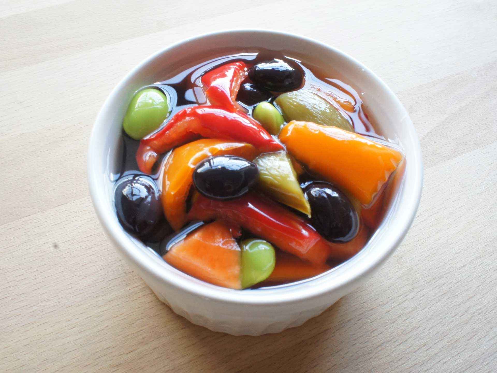 疲れた体に優しい 果実酢と黒豆で抗酸化ピクルス 管理栄養士 川端理香 アスレシピ