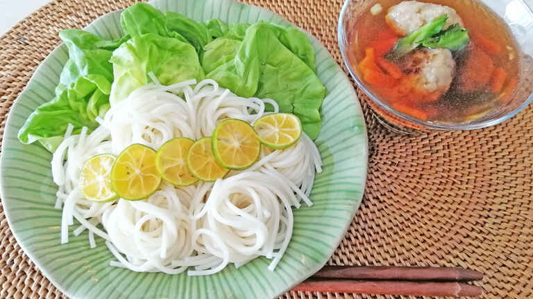 ベトナムのつけ麺をアレンジ つくね入り具だくさんそうめん ママ特派員 サポーターから アスレシピ