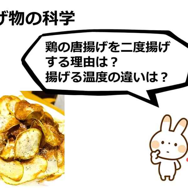 水と油の性質を理解 揚げ物をカリッと揚げるコツ キッチンは実験室 37 上 アスレシピ特派員 サポーターから アスレシピ